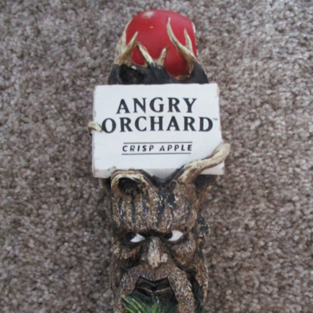 Angry Orchard Crisp Apple Brew Beer Liquor Bar Tap Handle